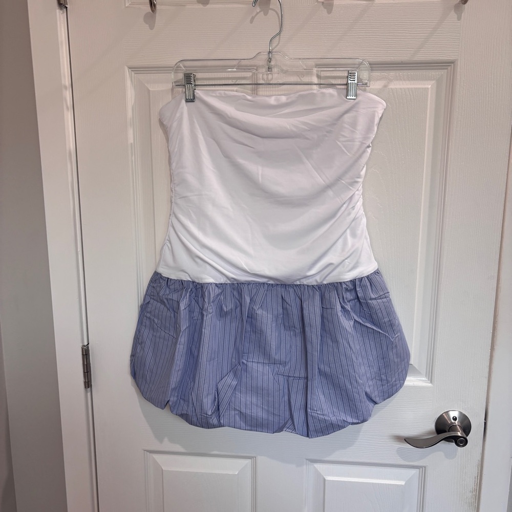 Anthropologie NIA Janay Strapless Bubble Mini Dress - Picture 6 of 9